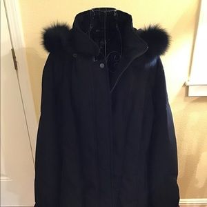 3XL faux black fur collar. Perfect for winter